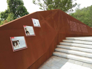 宜昌耐候钢挡土墙